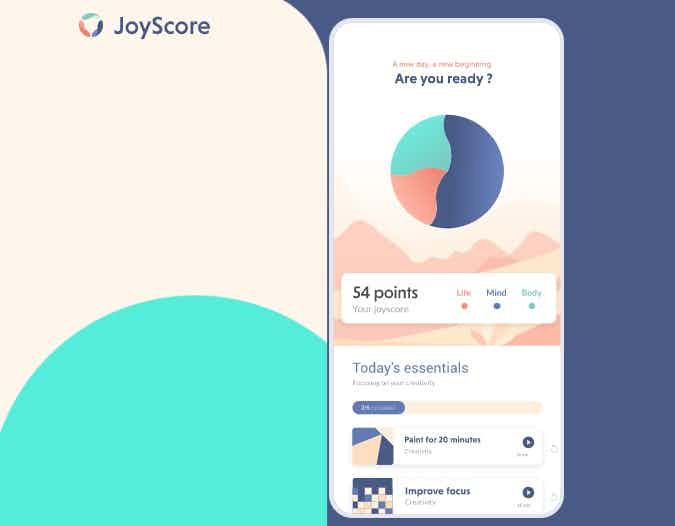 Screenshot of JoyScore