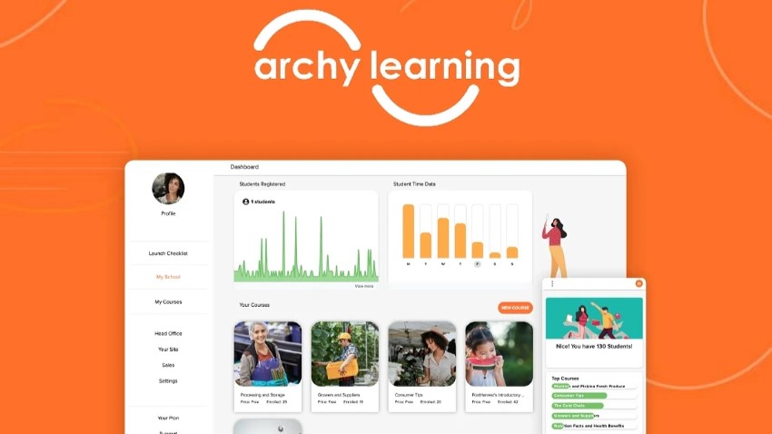 Screenshot of Archy Learning