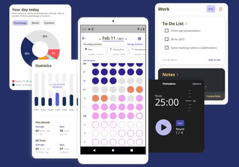 Screenshot of blocos
