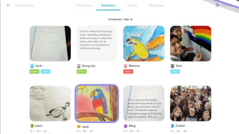 Screenshot of ClassDojo