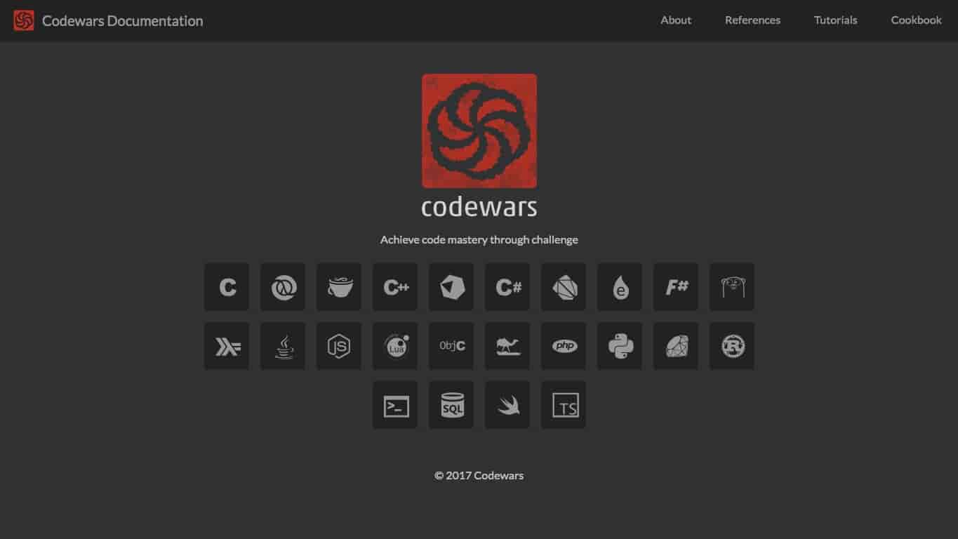 Screenshot of Codewars