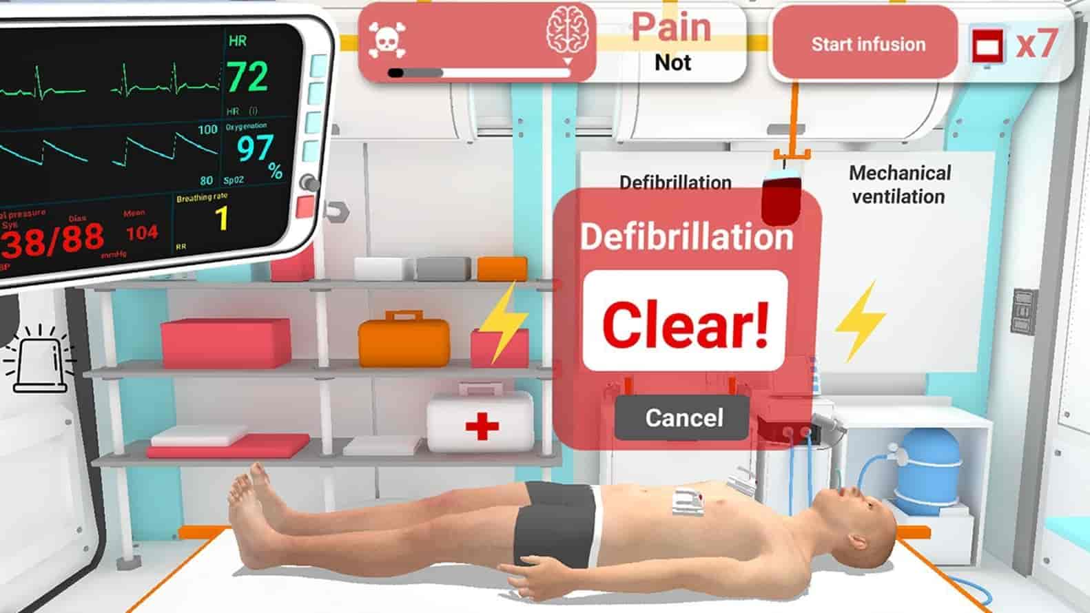 Screenshot of Doctor 911 Hospital Simulator