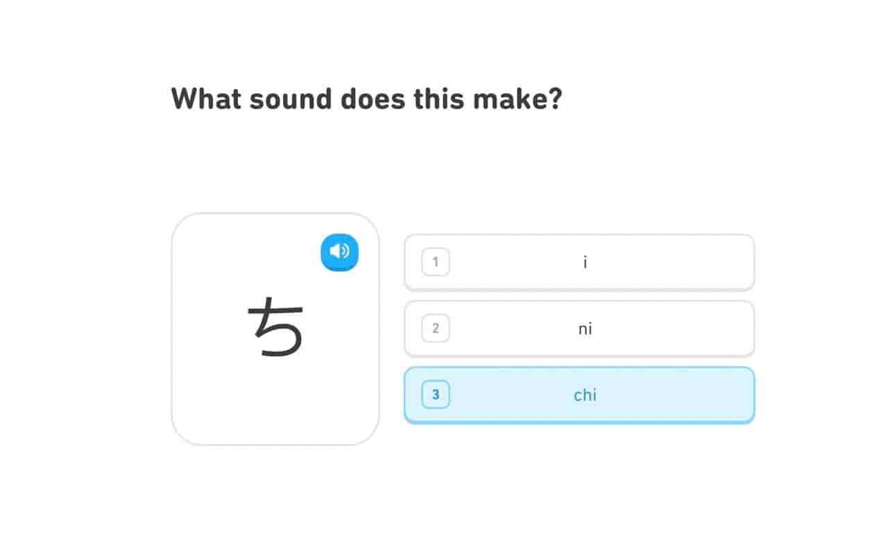 Screenshot of Duolingo