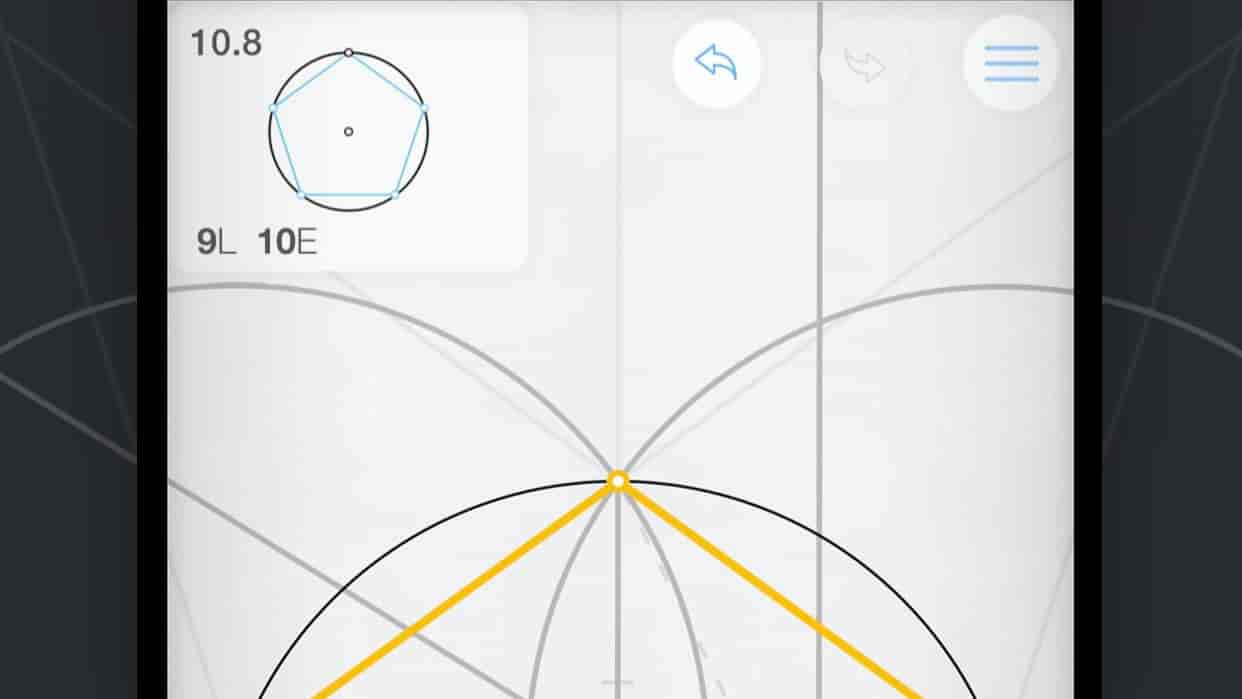 Screenshot of Euclidea