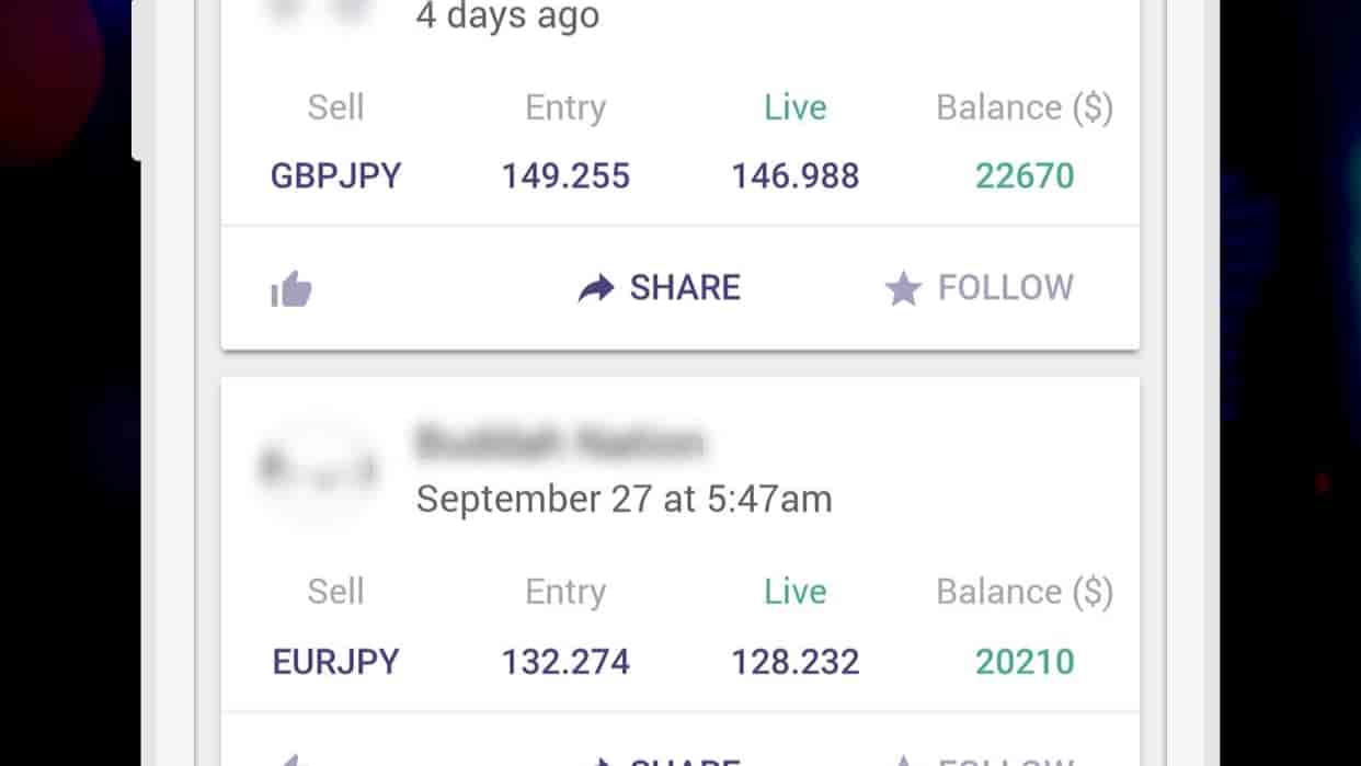 Screenshot of Forex Game