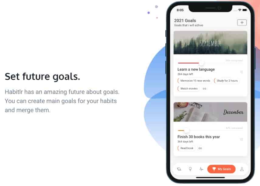 Screenshot of Habitlr