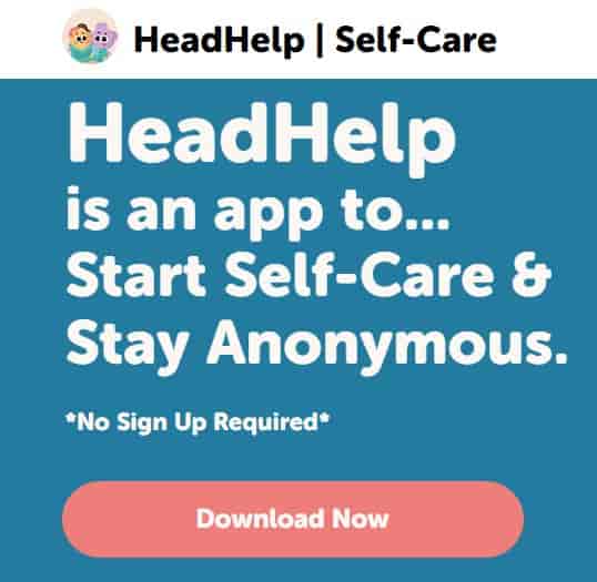 Screenshot of HeadHelp