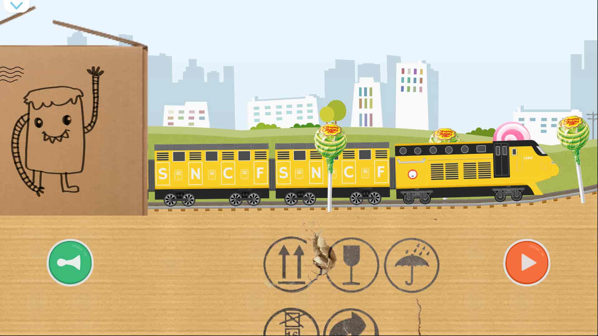 Screenshot of Labo Brick Train