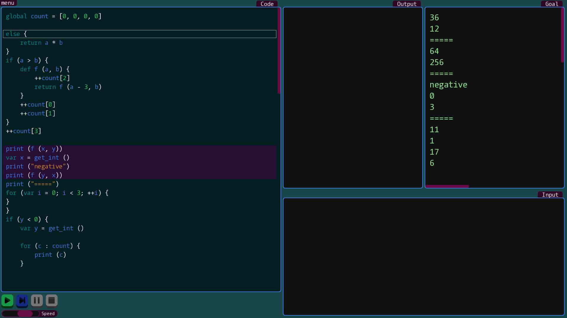 Screenshot of Move Code Lines