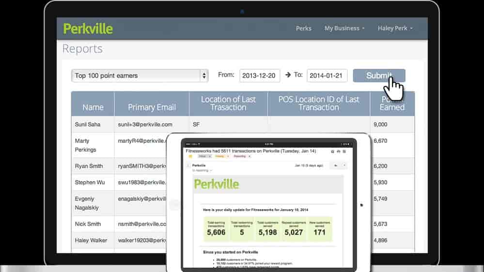 Screenshot of PerkVille