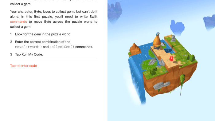 Screenshot of Swift Playground