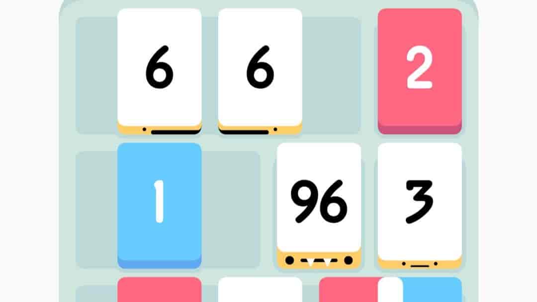 Screenshot of Threes!