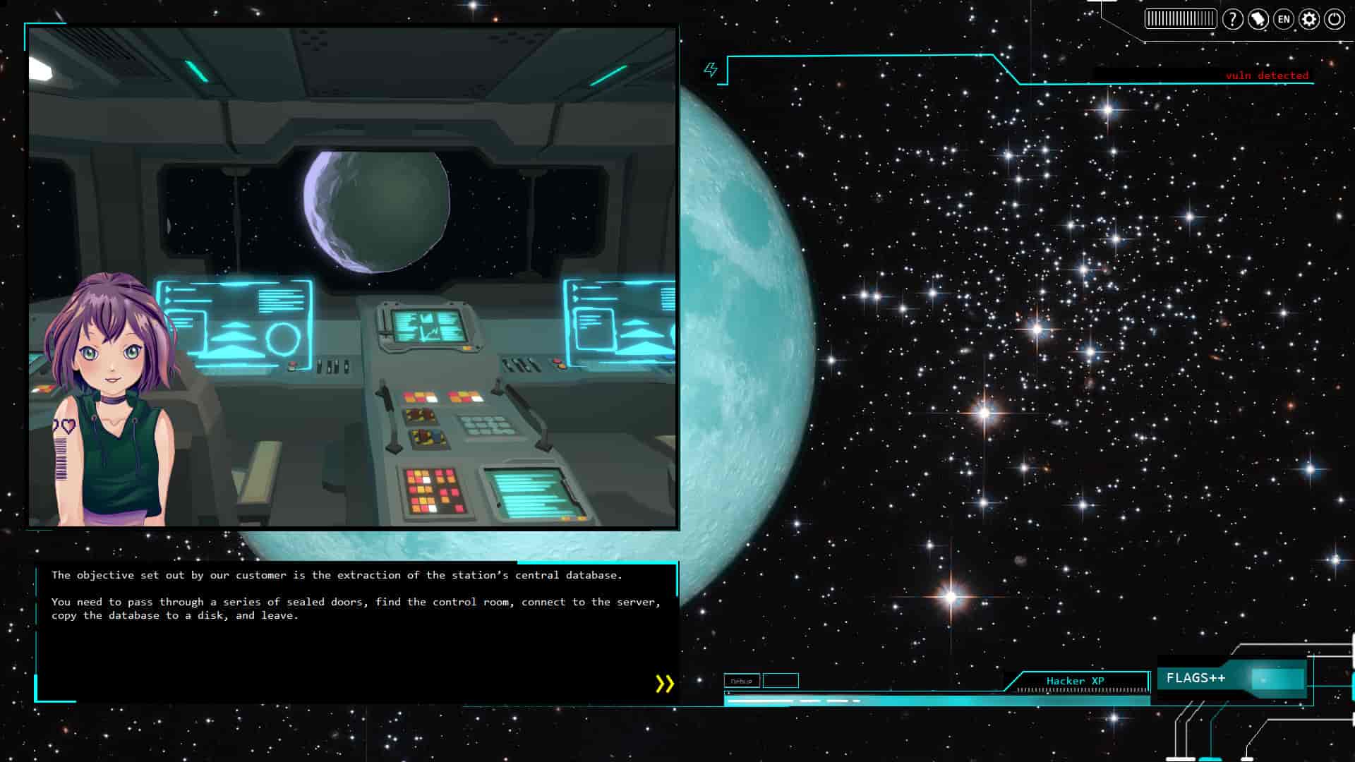 Screenshot of Yolo Space Hacker