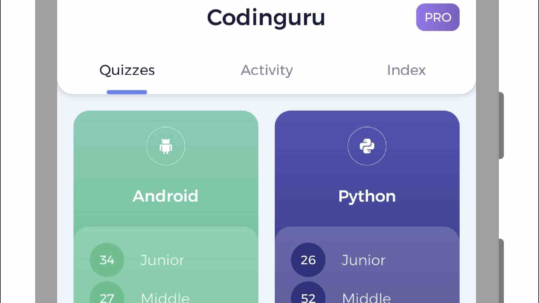 Screenshot of Codinguru