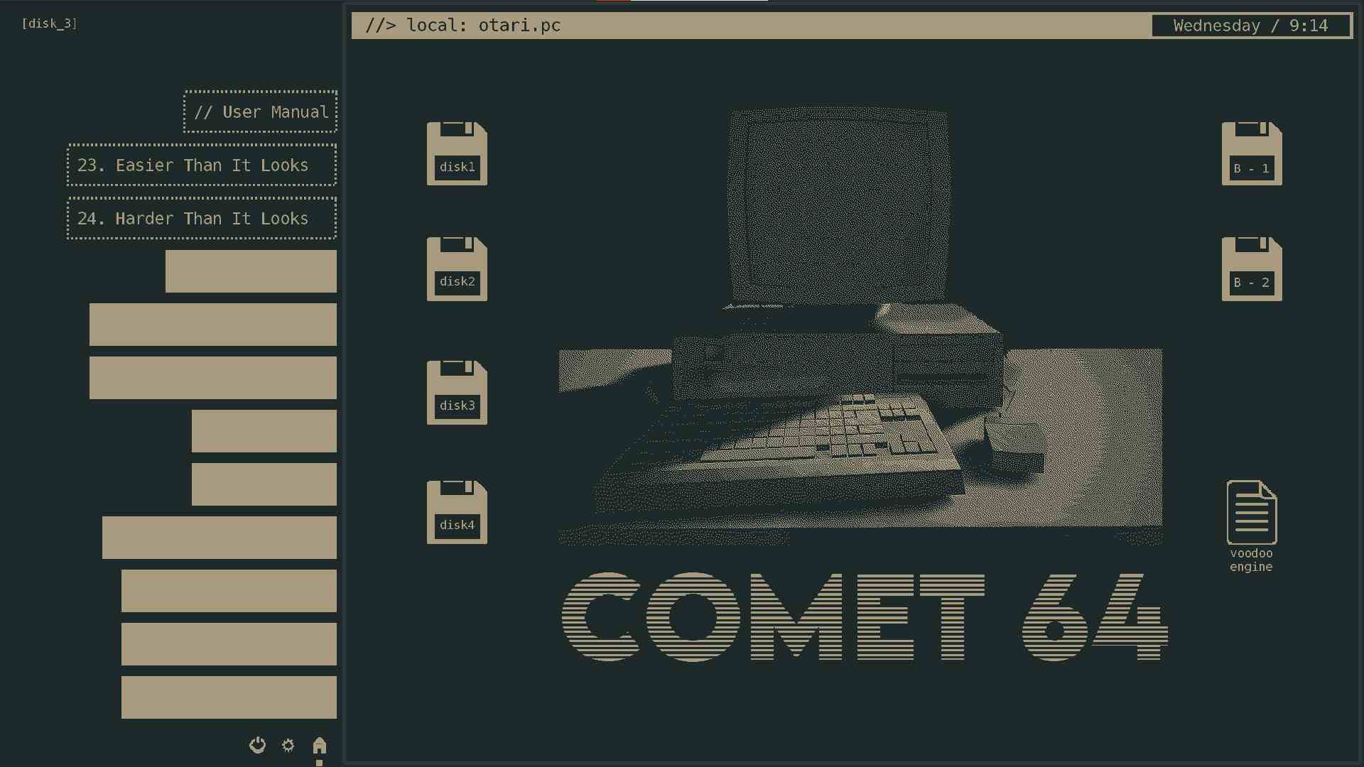 Screenshot of Comet 64