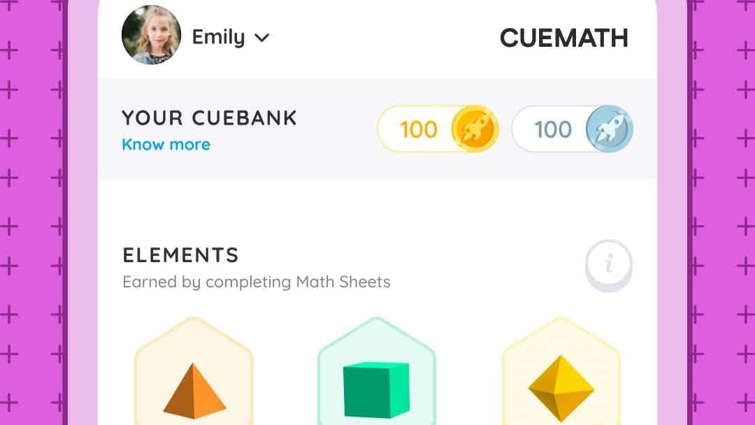 Screenshot of Cuemath