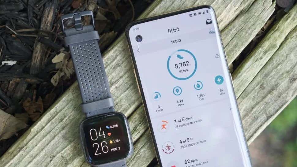 Screenshot of Fitbit