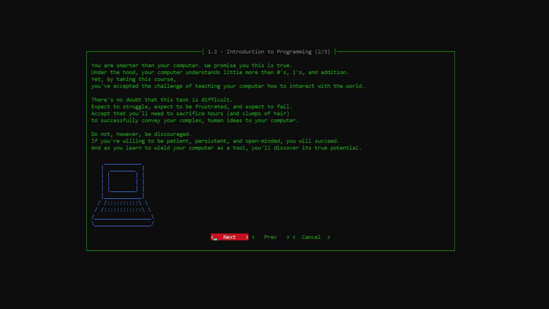 Screenshot of Learn Programming: Python