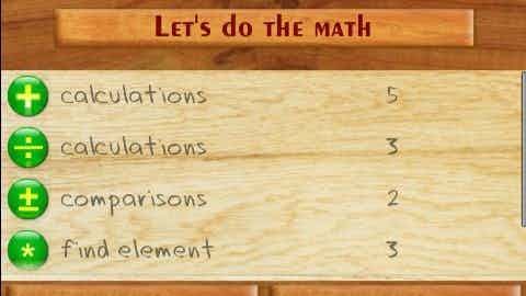 Screenshot of Let's do the Math