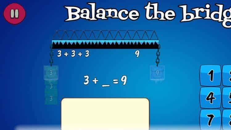 Screenshot of Math Balance