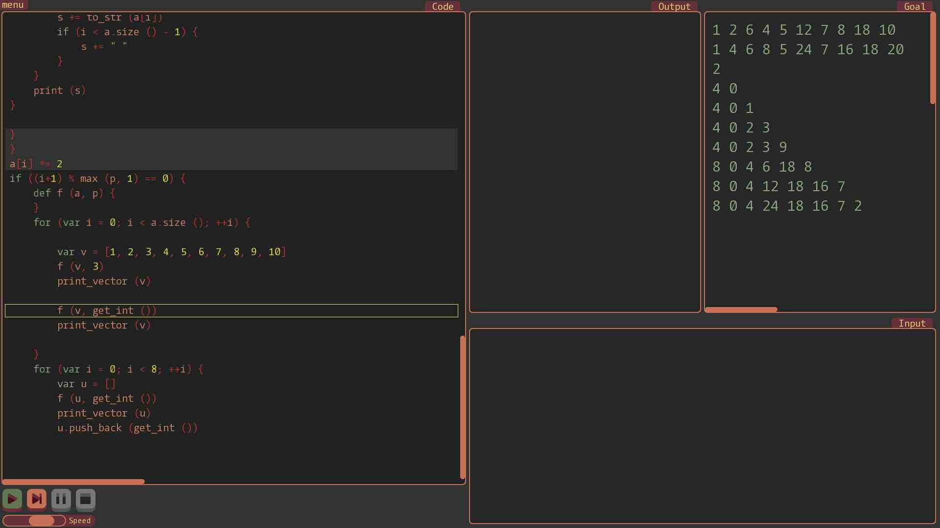 Screenshot of Move Code Lines