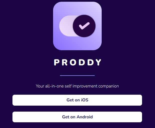 Screenshot of Proddy