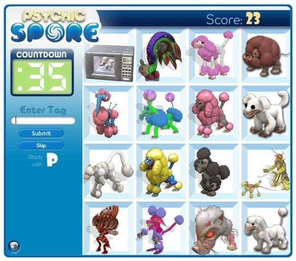 Screenshot of Spore