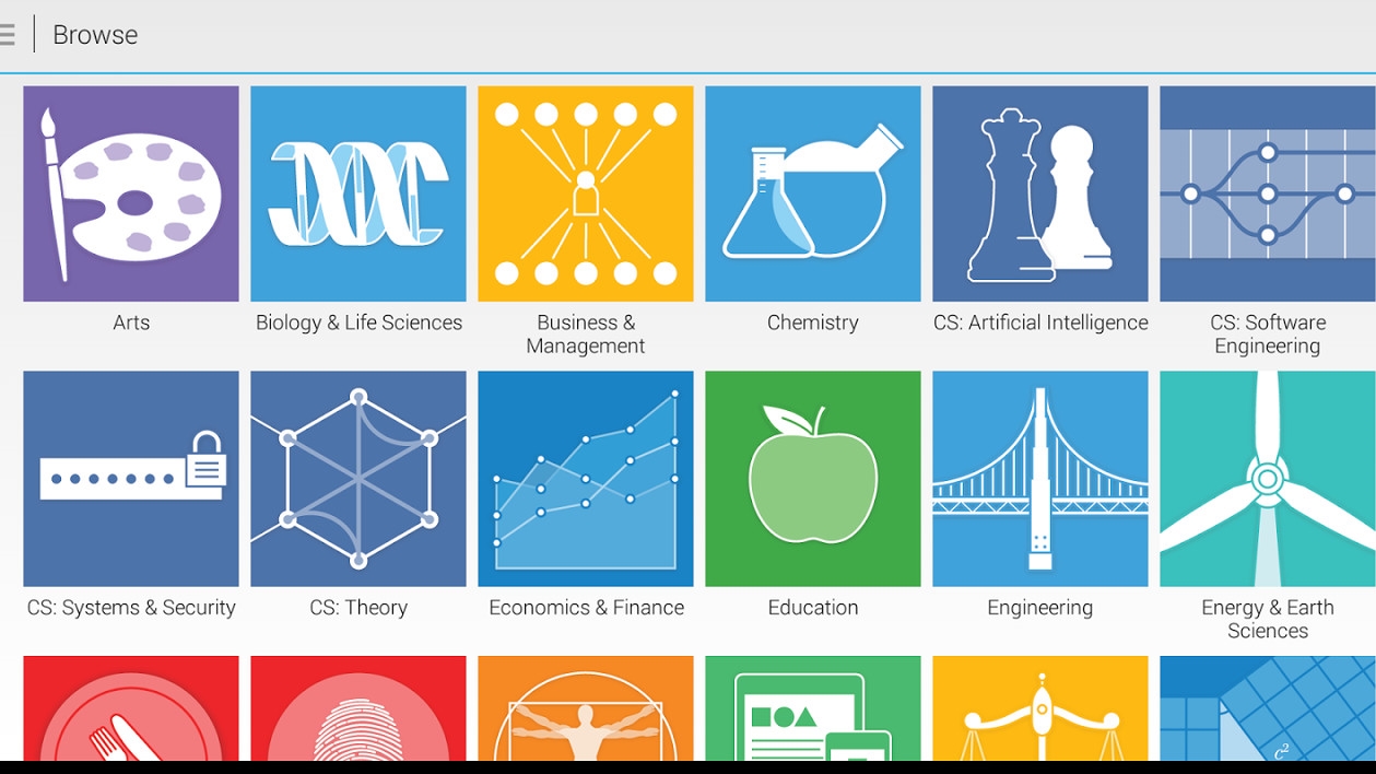 Screenshot of Coursera