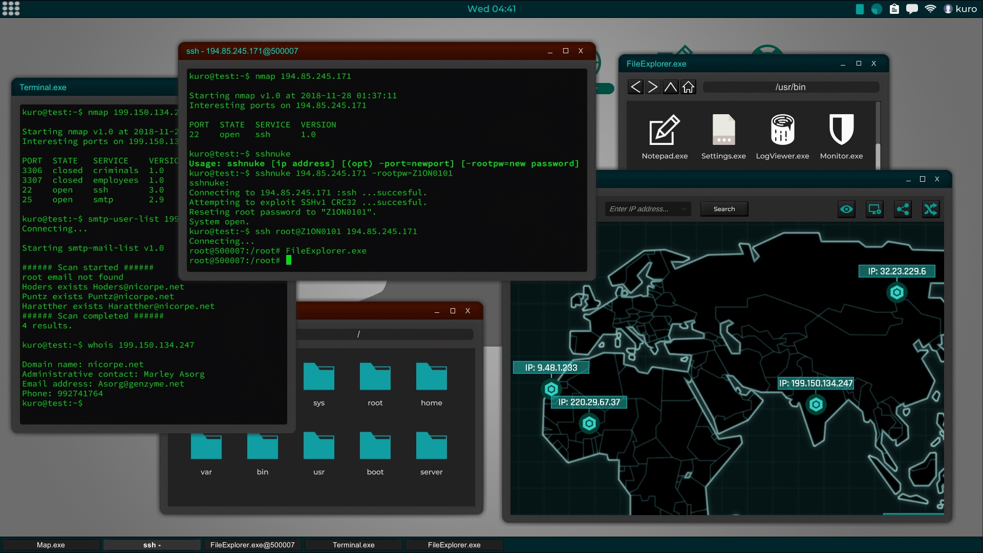 Screenshot of Grey Hack