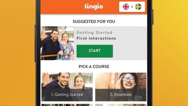Screenshot of Lingio