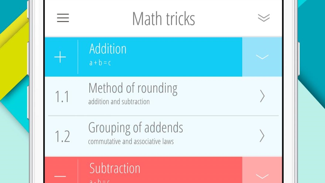 Screenshot of Math games, Mathematics